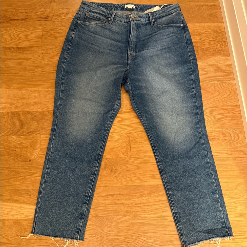 Good American Women Jeans size 16 Skinnyish Fit Good Classic High Rise
